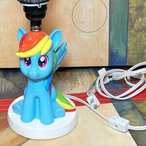 ** 2017 * HASBRO x MY LITTLE PONY STATUE TABLE LIGHT LAMP  - RAINBOW DASH